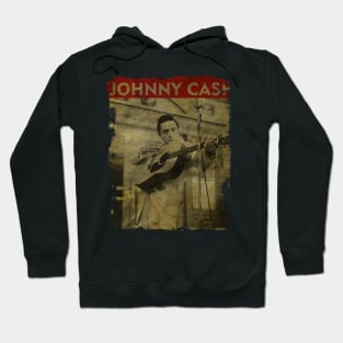 TEXTURE ART- Johnny Cash - RETRO STYLE 1 Hoodie